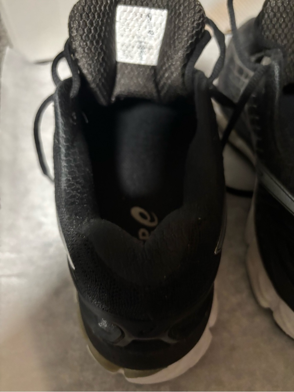 ASICS Women’s Gel-Nimbus Running Shoes — Black with Silver Accents - Picture 5 of 11